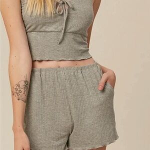 Listicle Do What you Pj pajama set shorts M